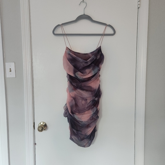 OH POLLY Pink Patterned Dress - Picture 2 of 4